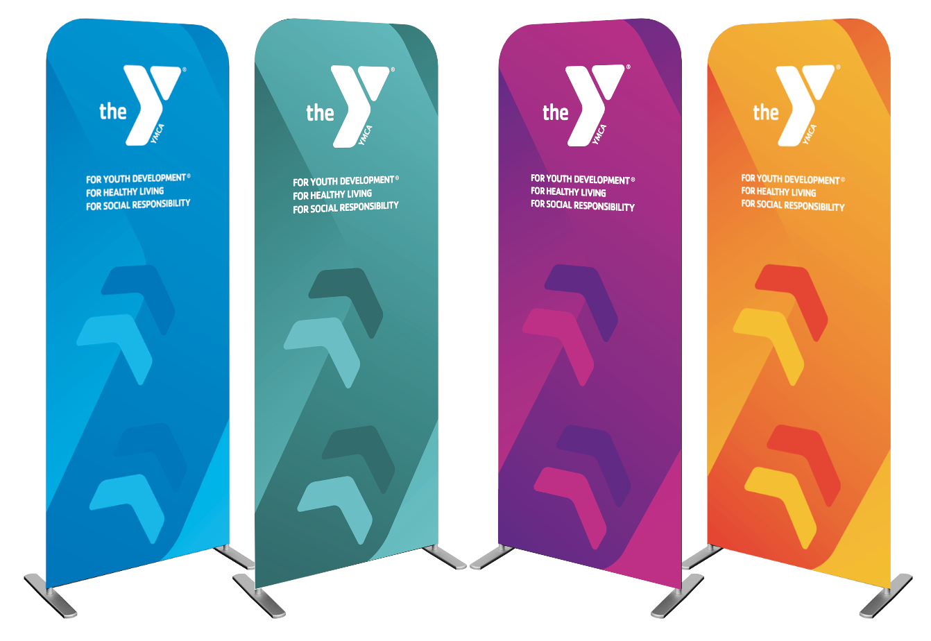 92" Tall Standing Banner - Double Sided