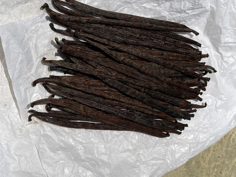 Whole Bulk Vanilla Beans - Order - NON GMO Gourmet Vanilla Pods 6 - 8 Inches For making Baking Whole Premium Vanilla Beans Grade A  by New York Vanilla