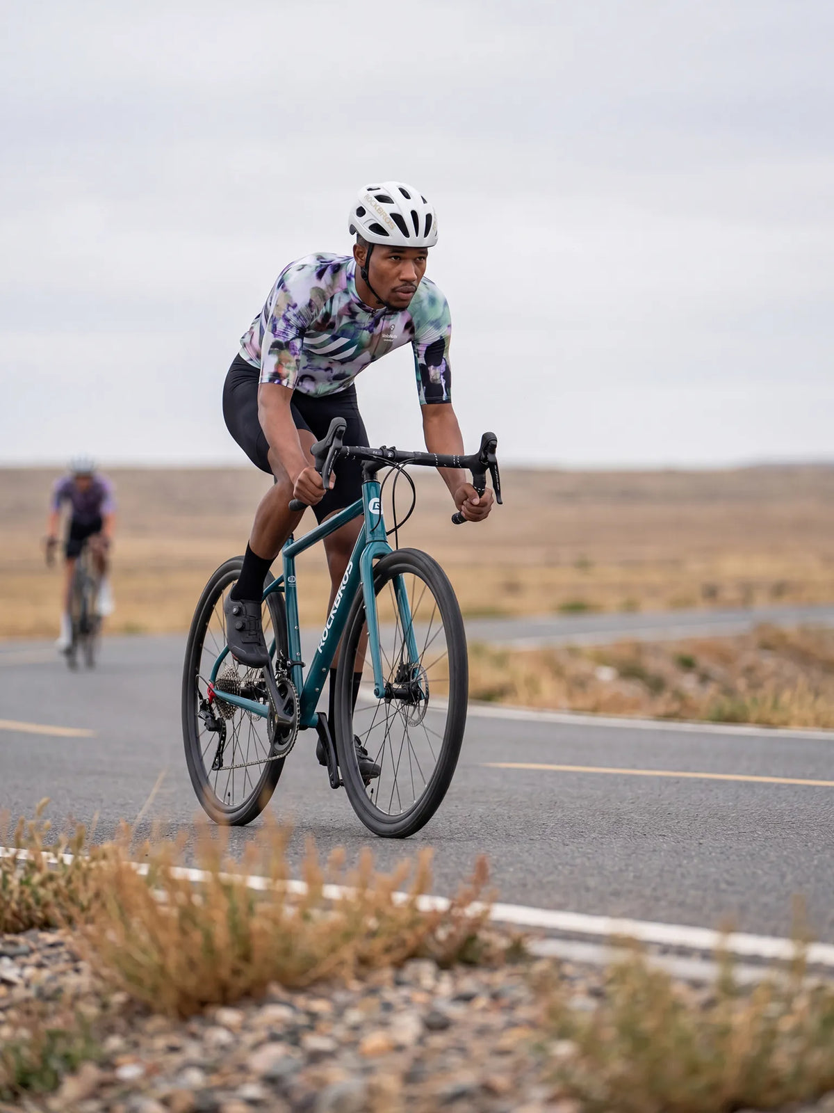 Men's Cycling Jersey-Glitch Bloom