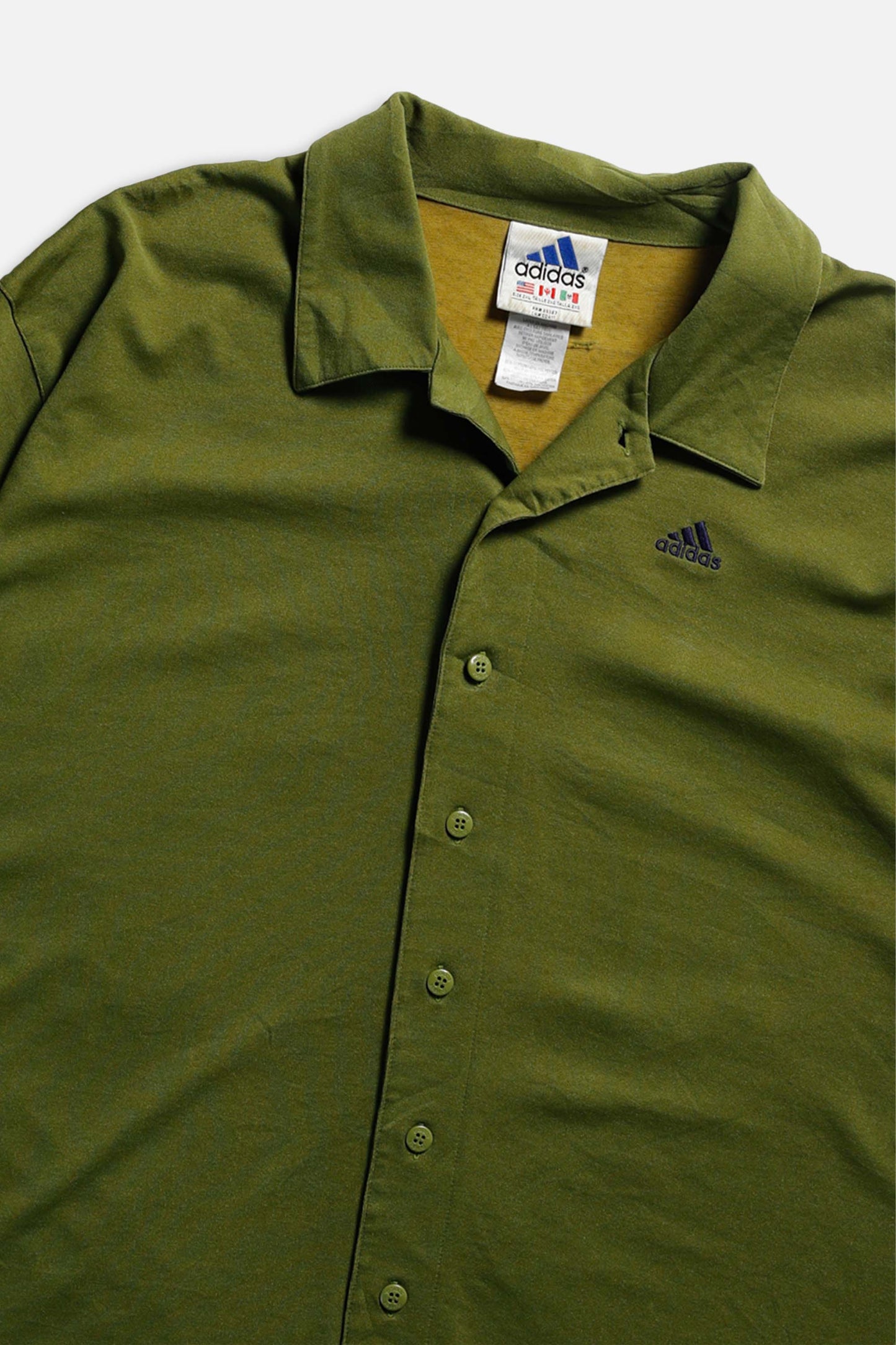 Vintage Adidas Camp Shirt - XXL