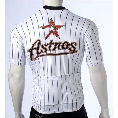 MLB Houston Astros Men's Cycling Jersey, X-Small