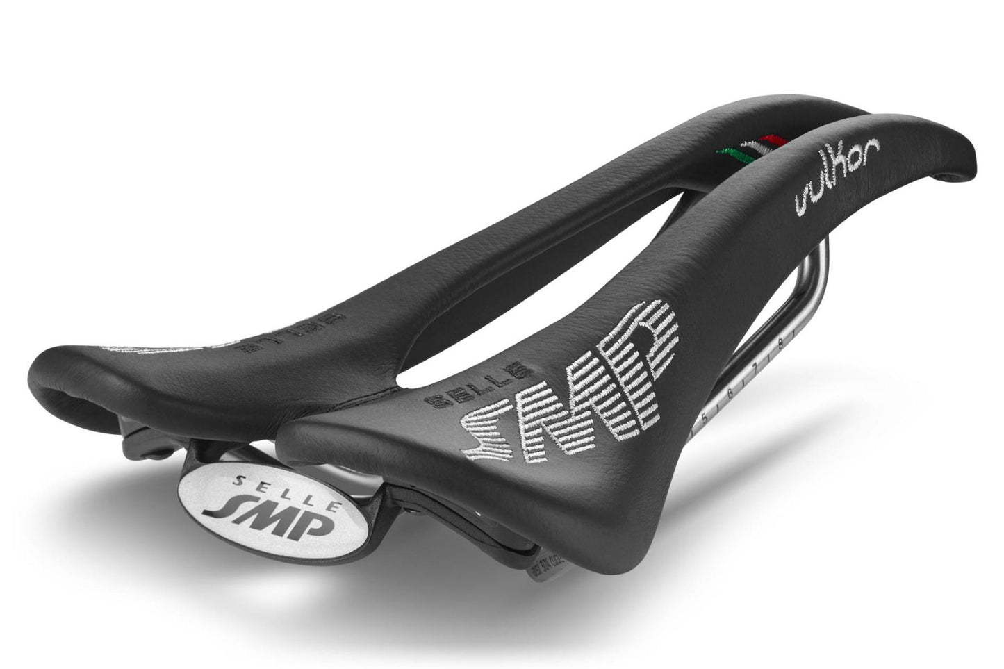 Selle SMP Vulkor Saddle with Steel Rails (Black)