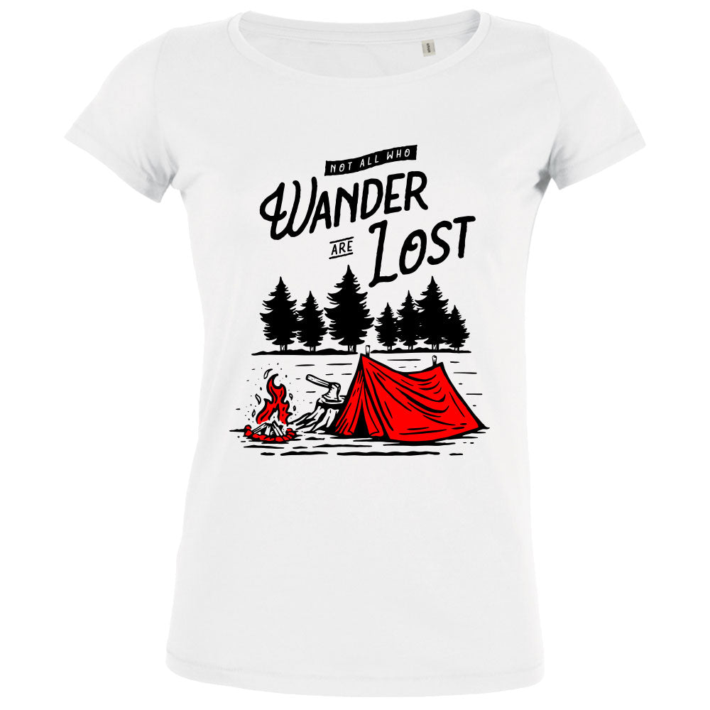 Not All Who Wander Are Lost Women's Organic Tee