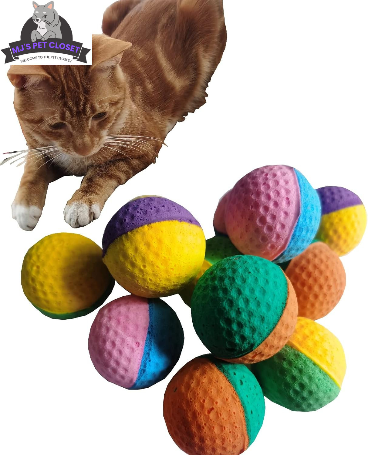 Playtime just got a whole lot cuter with our Mini Cat Foam Soccer Balls! 🐾🎉 Perfect for your furry friend! 🐱💚💙