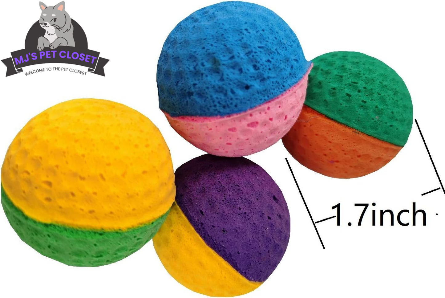 Playtime just got a whole lot cuter with our Mini Cat Foam Soccer Balls! 🐾🎉 Perfect for your furry friend! 🐱💚💙