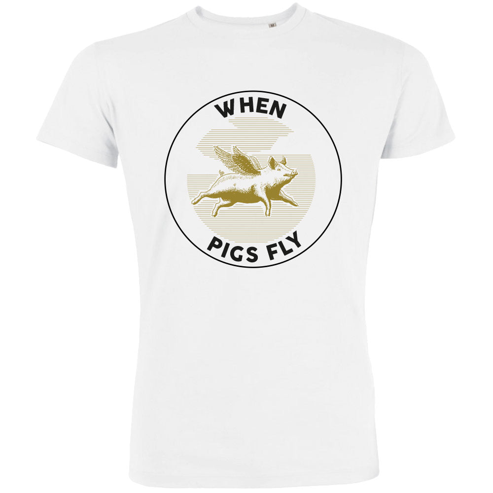 When Pigs Fly Men's Organic Tee