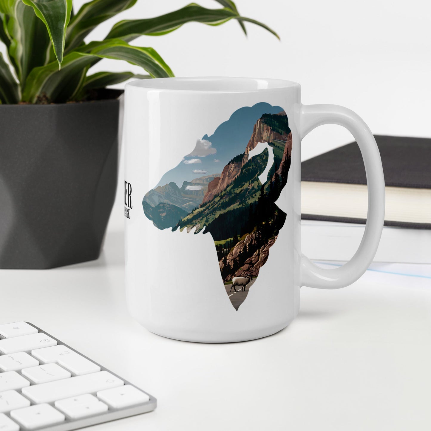 Glacier National Park Big Horned Sheep Mug 11oz, 15oz, 20oz