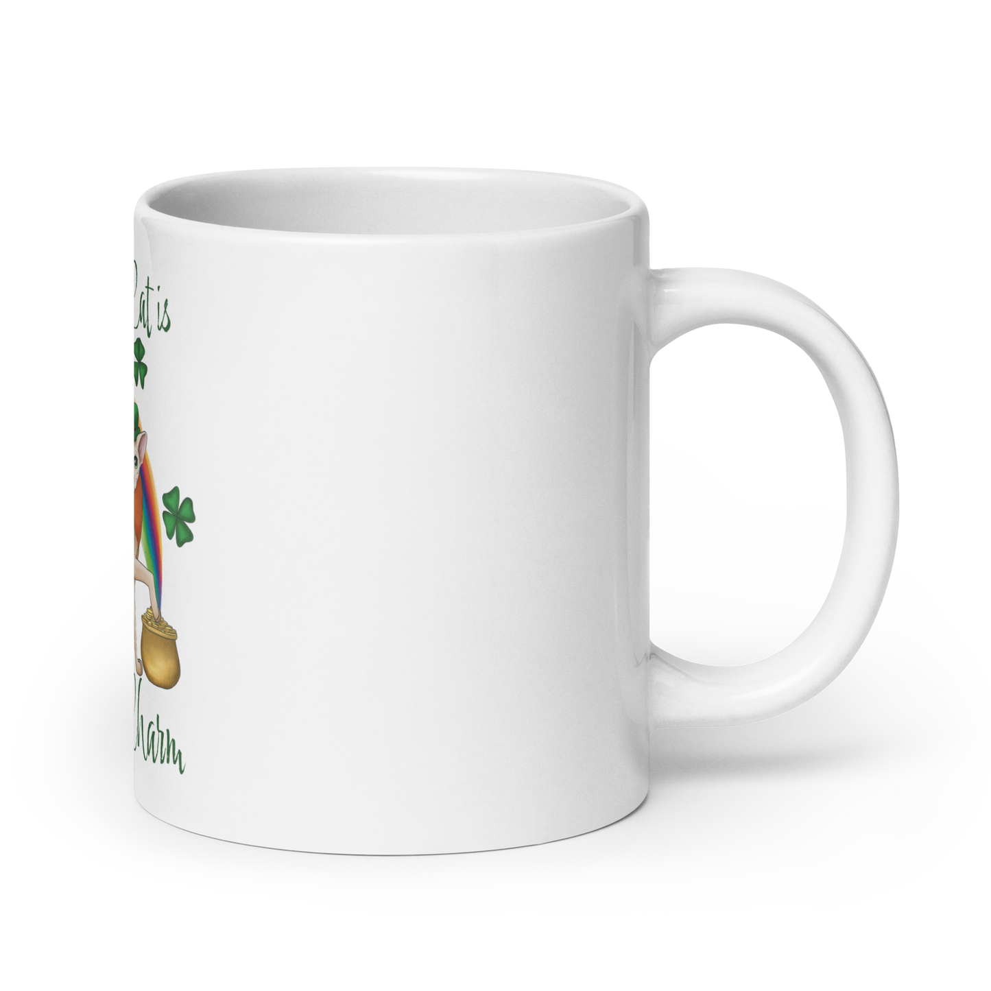 "MY SPHYNX IS MY LUCKY CHARM" COFFEE MUG