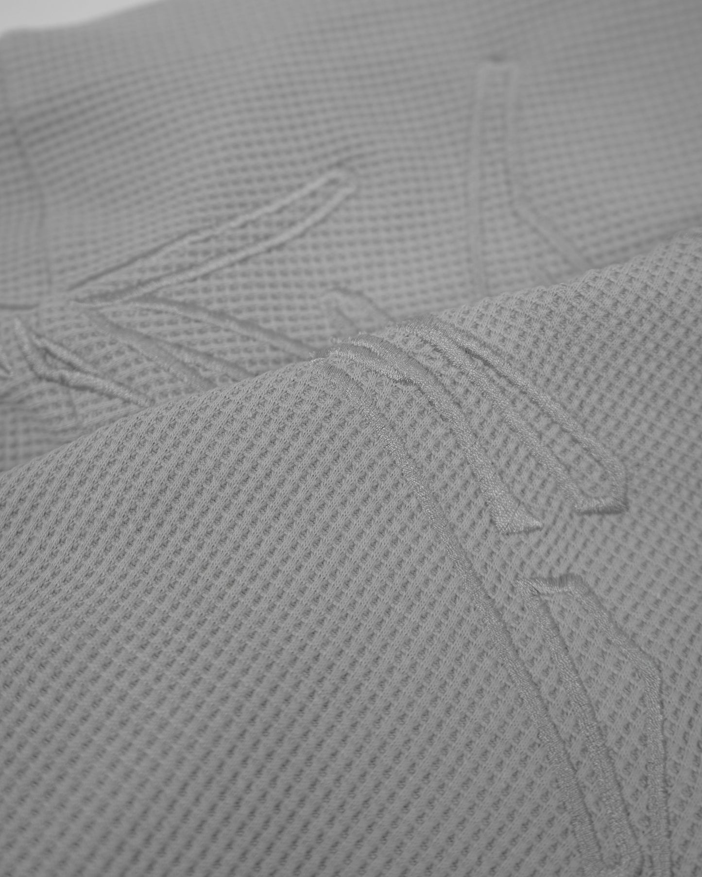 X-RAY THERMAL KNIT HOODIE V2 ( BONES GREY )