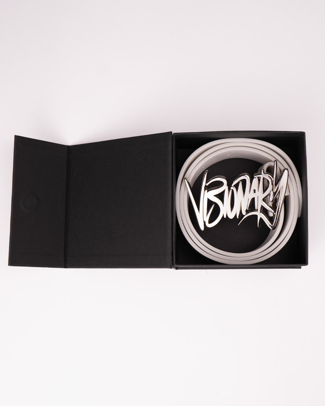 VISIONARY “BARBWIRE ” BELTS ( WHITE)