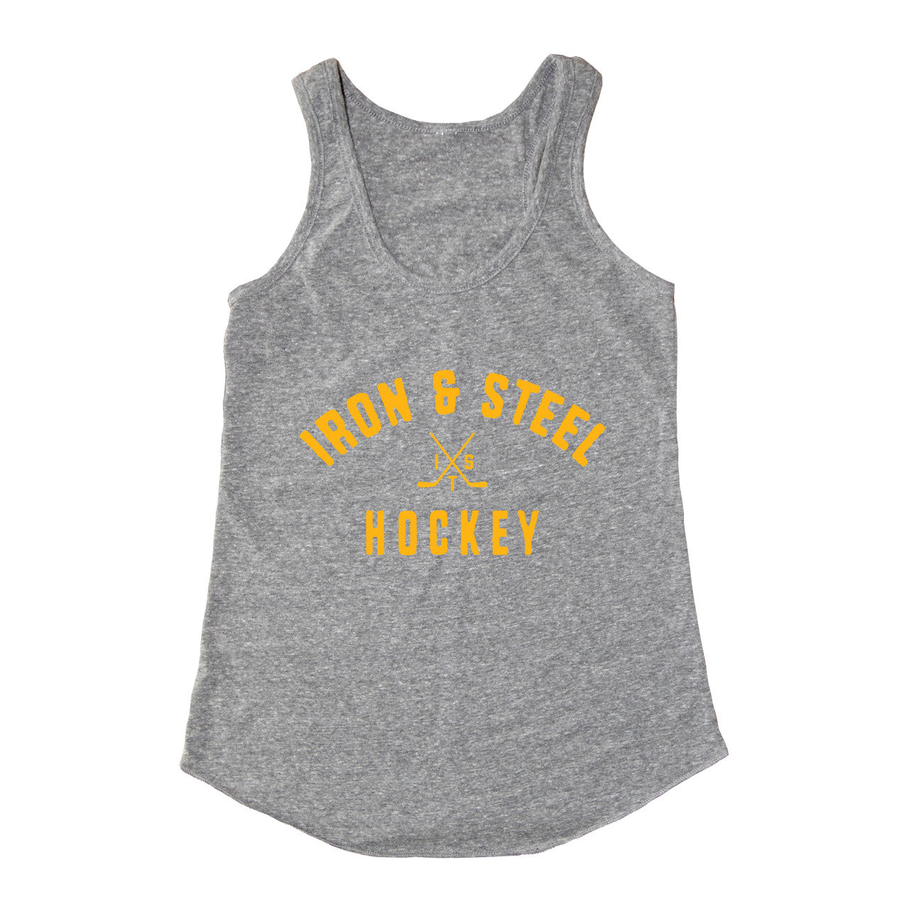 Iron & Steel Hockey Womens Racerback Tank Top