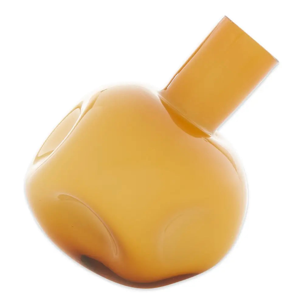 YELLOW ABSTRACT VASE