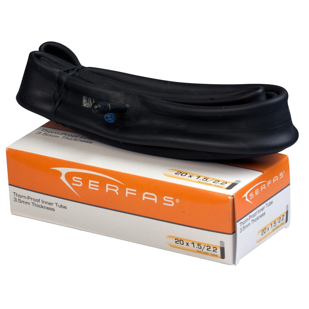 Serfas Thorn Proof Inner Tube (Schrader Valve)