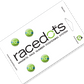 RaceDots: Magnetic Race Number Positioning System 4-Pack (BLACK/WHITE/GREEN)