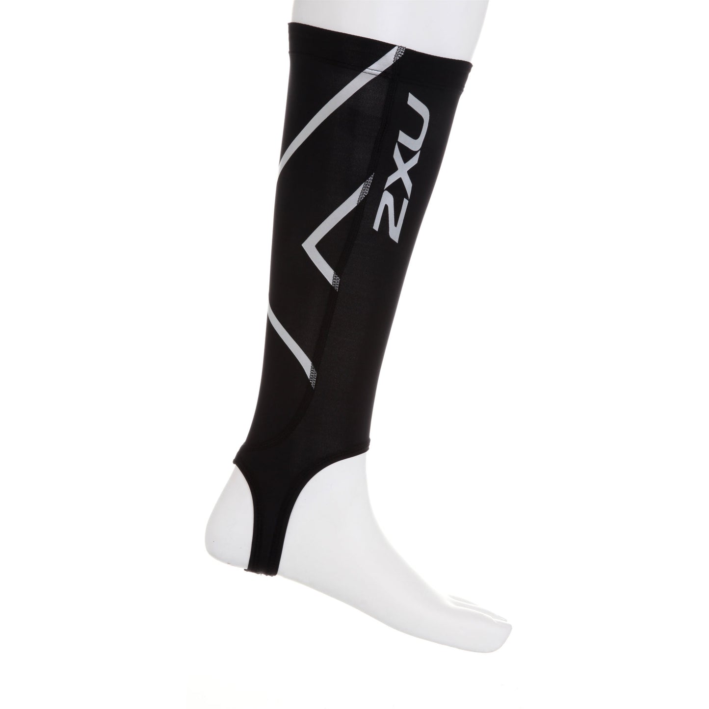 2XU Compression Calf Guard w/ Stirrups (Black) Small