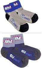 GU Energy Gel Socks - Gray/Blue Small
