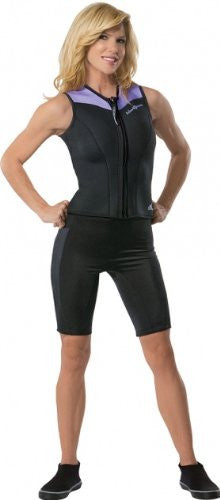 NeoSport Wetsuits Women's Premium Neoprene 2.5mm Zipper Vest