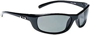 Tropay Polarized Sunglasses - Shiny Black with Copper Lenses