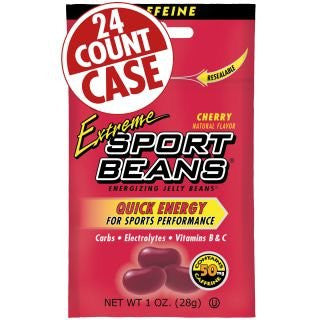Jelly Belly Sport Beans 24 Pack (Extreme Cherry)