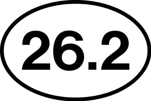 26.2 Marathon Sticker (Set of 4)