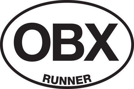 Outer Banks Runner Sticker (Set of 4)
