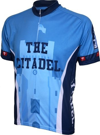 Citadel Bulldogs Men's Cycling Jersey (S, M, L, XL, 2XL, 3XL)