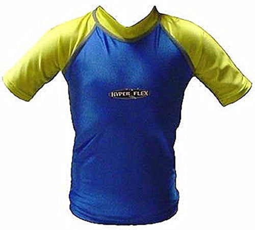 Hyperflex Children's Rash Guard, Blue/Yellow (8, 10, 14)