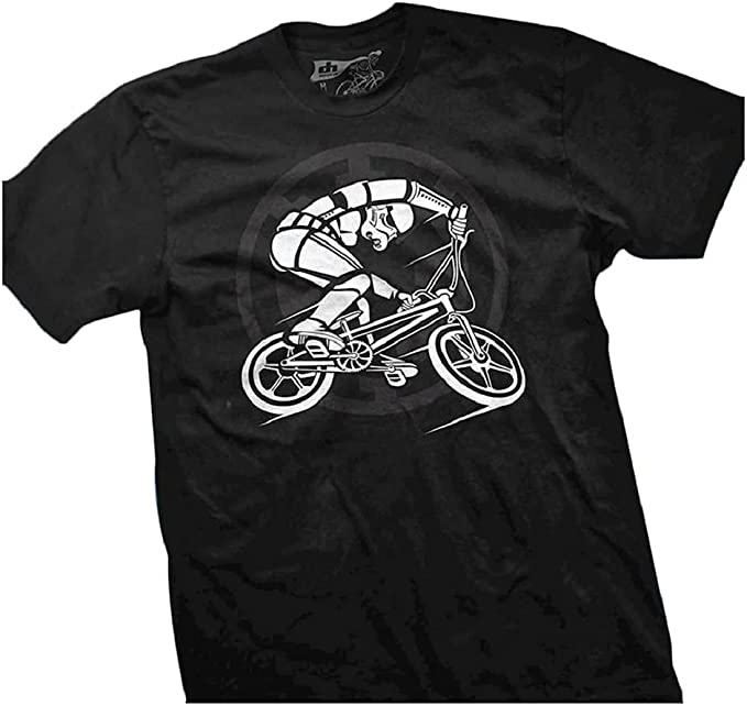DHD Mens BMX Trooper Tee, Black 2XL