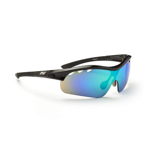Optic Nerve Thujone2.0 Sunglasses, 3 Sets (Shiny Black with Black Tips, Smoke with Zaio