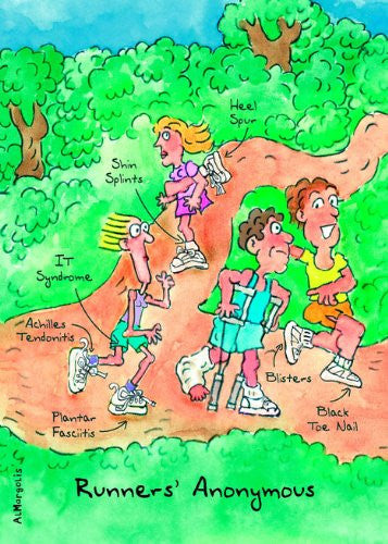 Far Gone Greetings Runners' Anonymous card