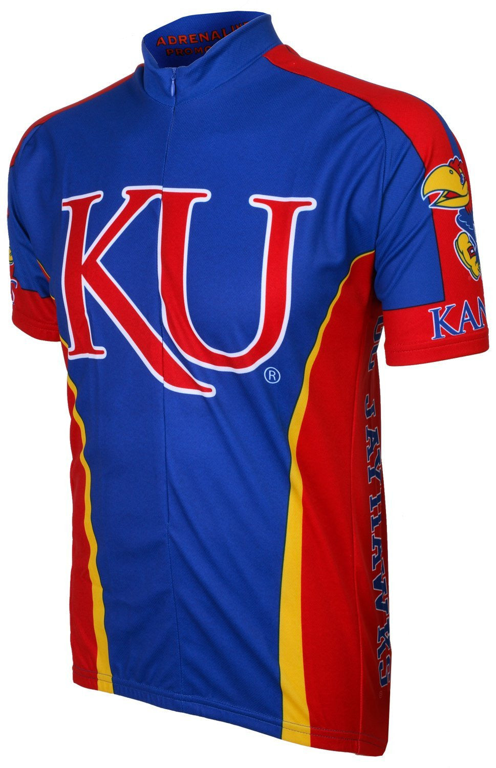 Kansas University Jayhawks Road Cycling Jersey (S, M, L, XL, 2XL, 3XL)