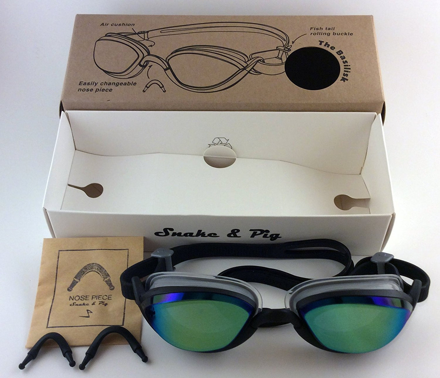 Snake & Pig Basilisk Swimming Goggles