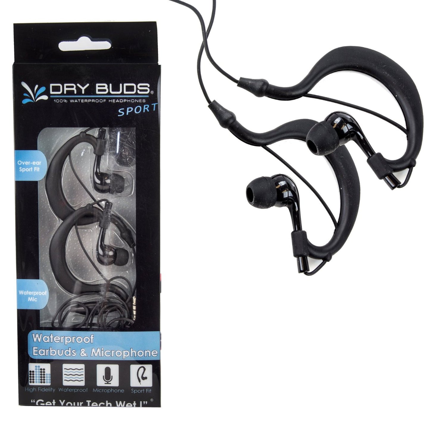 Headphones with Mic DryCASE DryBUDS Sports iPhone / iPod