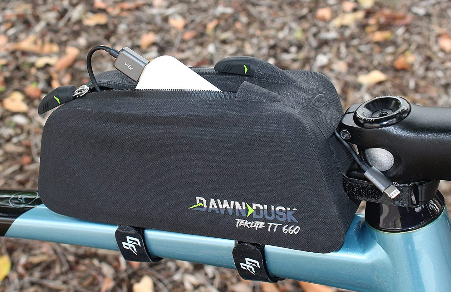 DAWN TO DUSK TEKLITE TT 660 Gravel Bike Top Tube Storage Bag