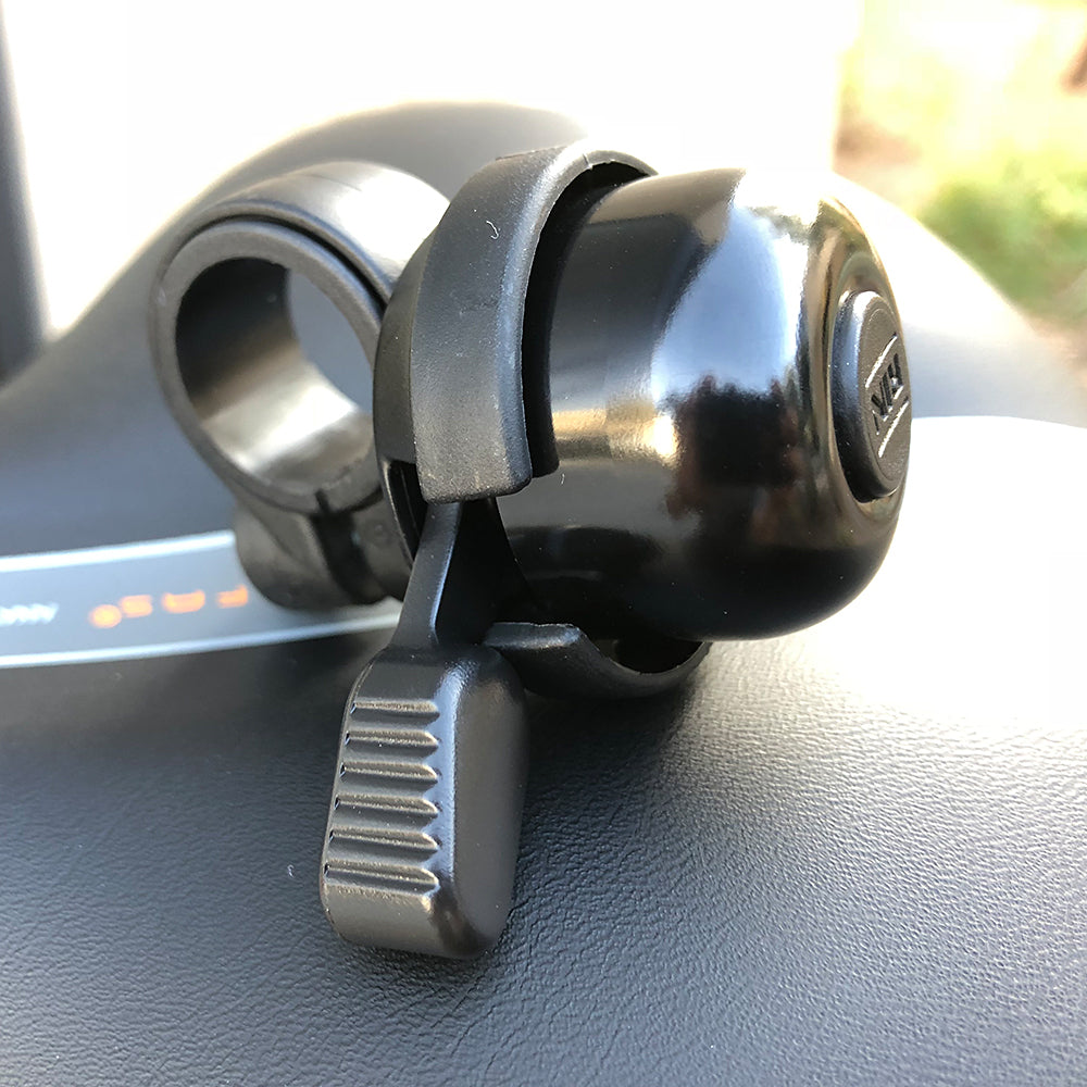 Aluminum-Multi Strike Handlebar Bell (Black)
