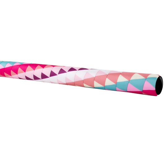 Serfas BT-28 Ribbon Bar Tape - Triangles Red, Pink & Blue