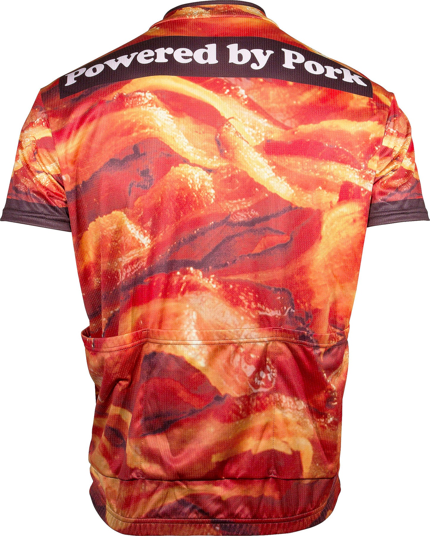 Bacon "Powered by Pork" Men's Cycling Jersey (Large)