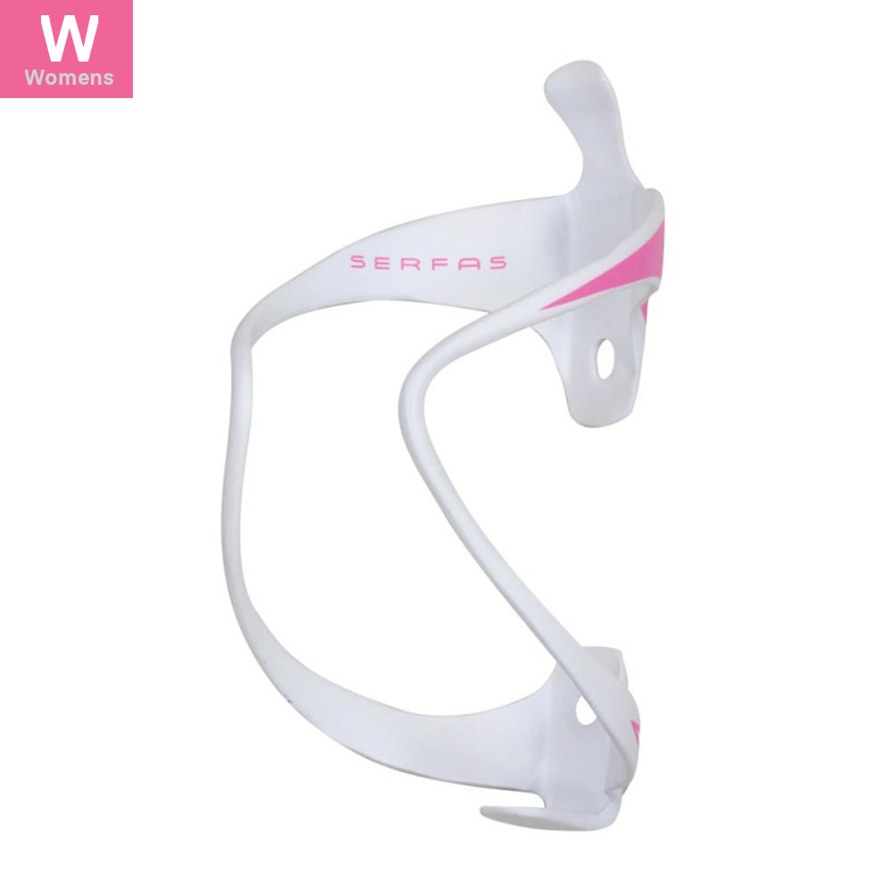 Serfas Tubular Carbon Cage (Black/White)