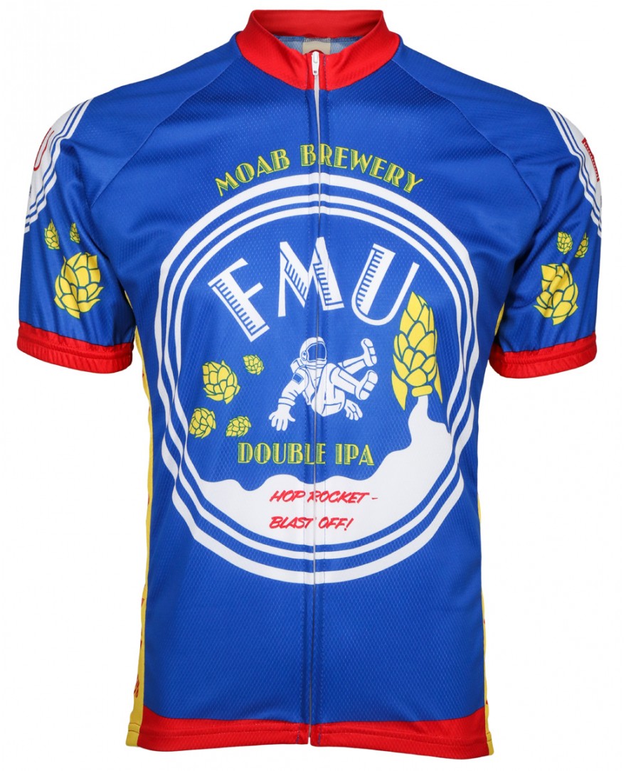 Moab Brewery FMU Men's Cycling Jersey (S, M, L, XL, 2XL, 3XL)