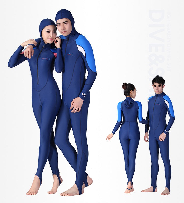 Men's & Women's Full Body Sport Rash Guard Dive Skin Suit for Swimming Snorkeling Diving & Surfing