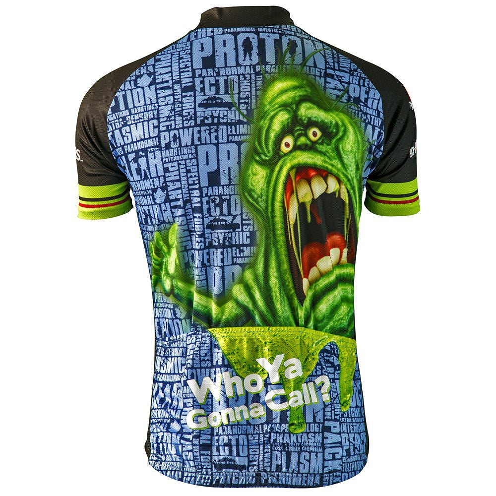 Ghostbusters Slimer Men's Cycling Jersey (S, M, 3XL)