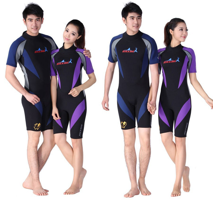 Men's and Women's 3 Reactor 1.5 mm Back Zip Neoprene Shorty Triathlon Wetsuit