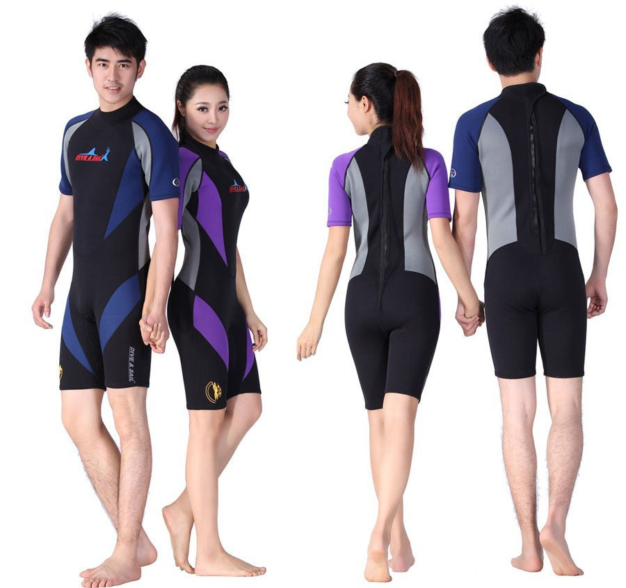 Men's and Women's 3 Reactor 1.5 mm Back Zip Neoprene Shorty Triathlon Wetsuit