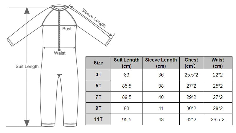 Kids UPF50+ One-piece Rash Guard / Swimsuit with Swim Cap