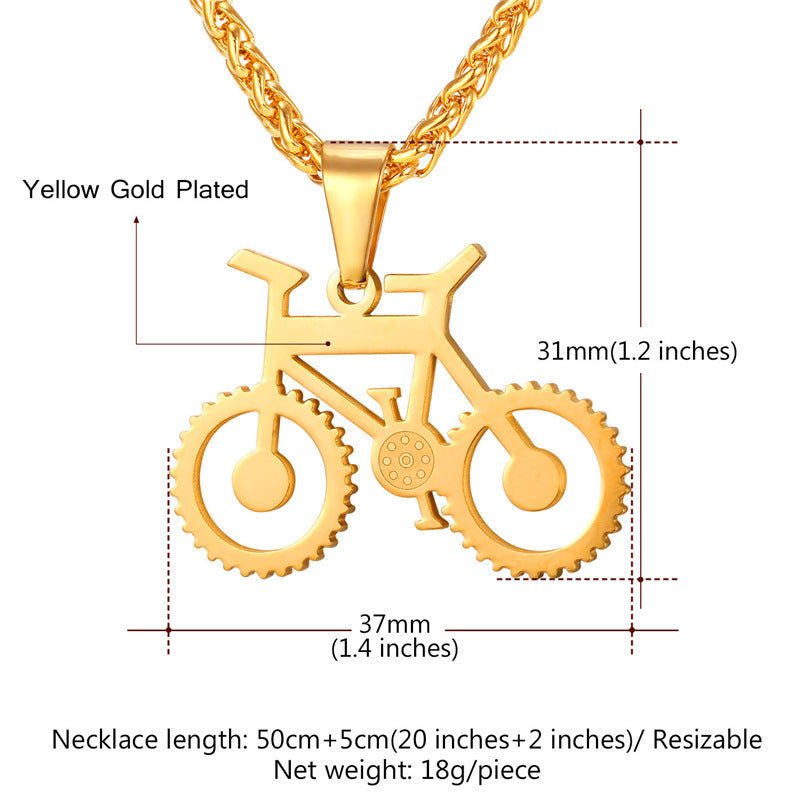 Bicycle Necklace