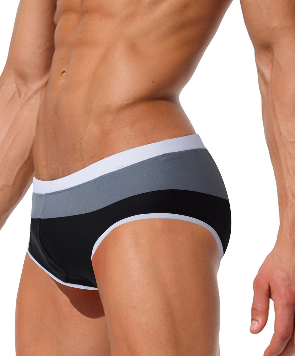 Ang Fou Men's Multicolor Swim Brief