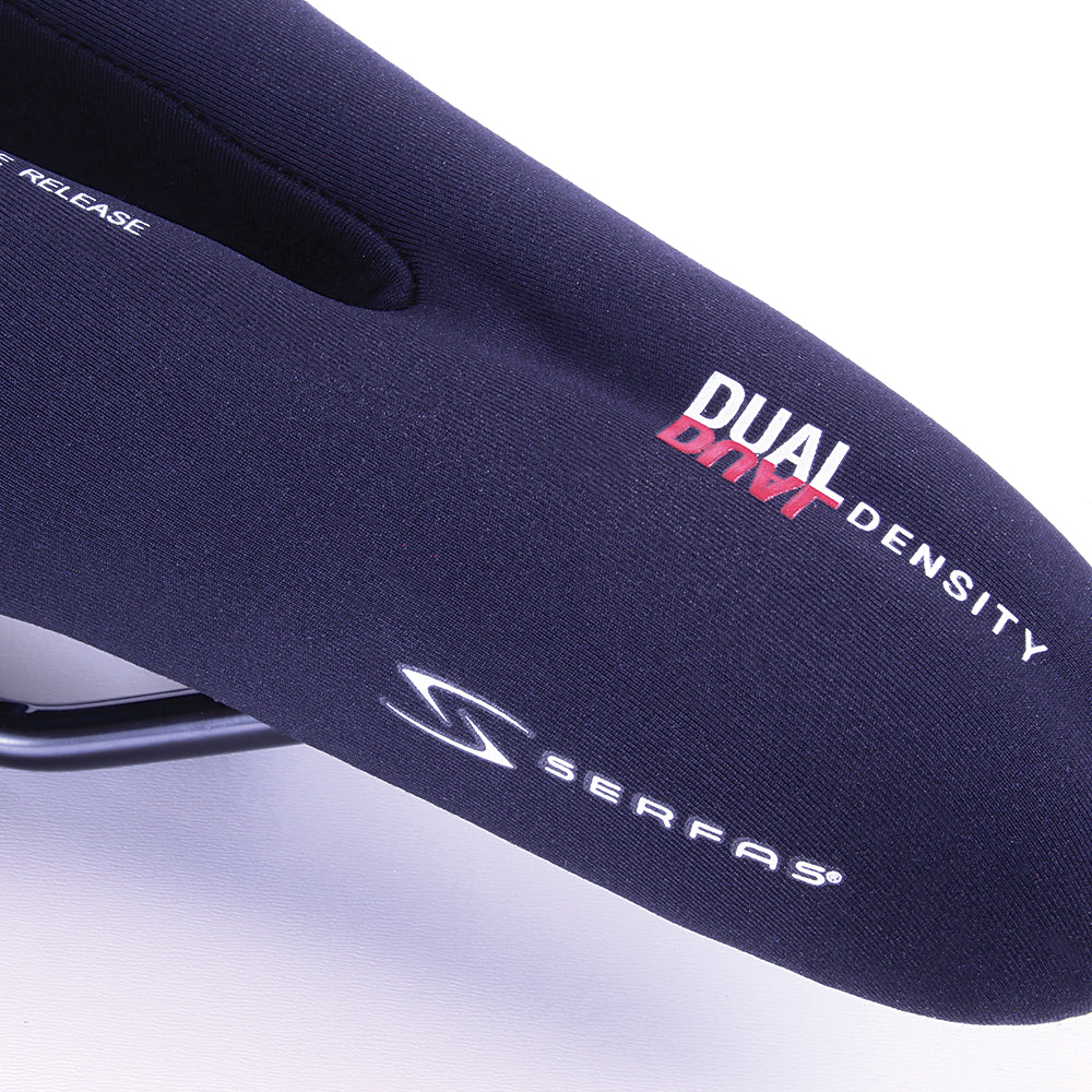 Serfas Dual Density® Women’s Comfort Saddle W/Cutout & Lycra Cover