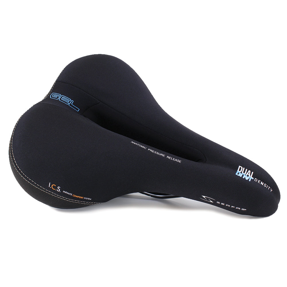 Serfas Dual Density® Women’s Comfort Saddle W/Cutout & Lycra Cover
