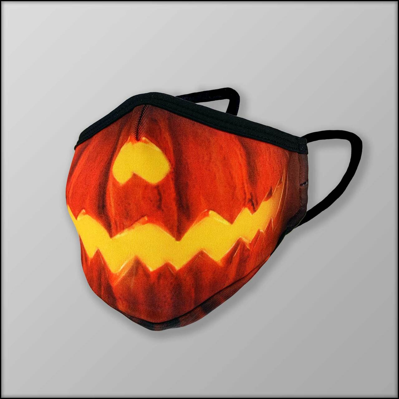 INKnBURN Jack-o'-lantern 3-Layer Face Mask