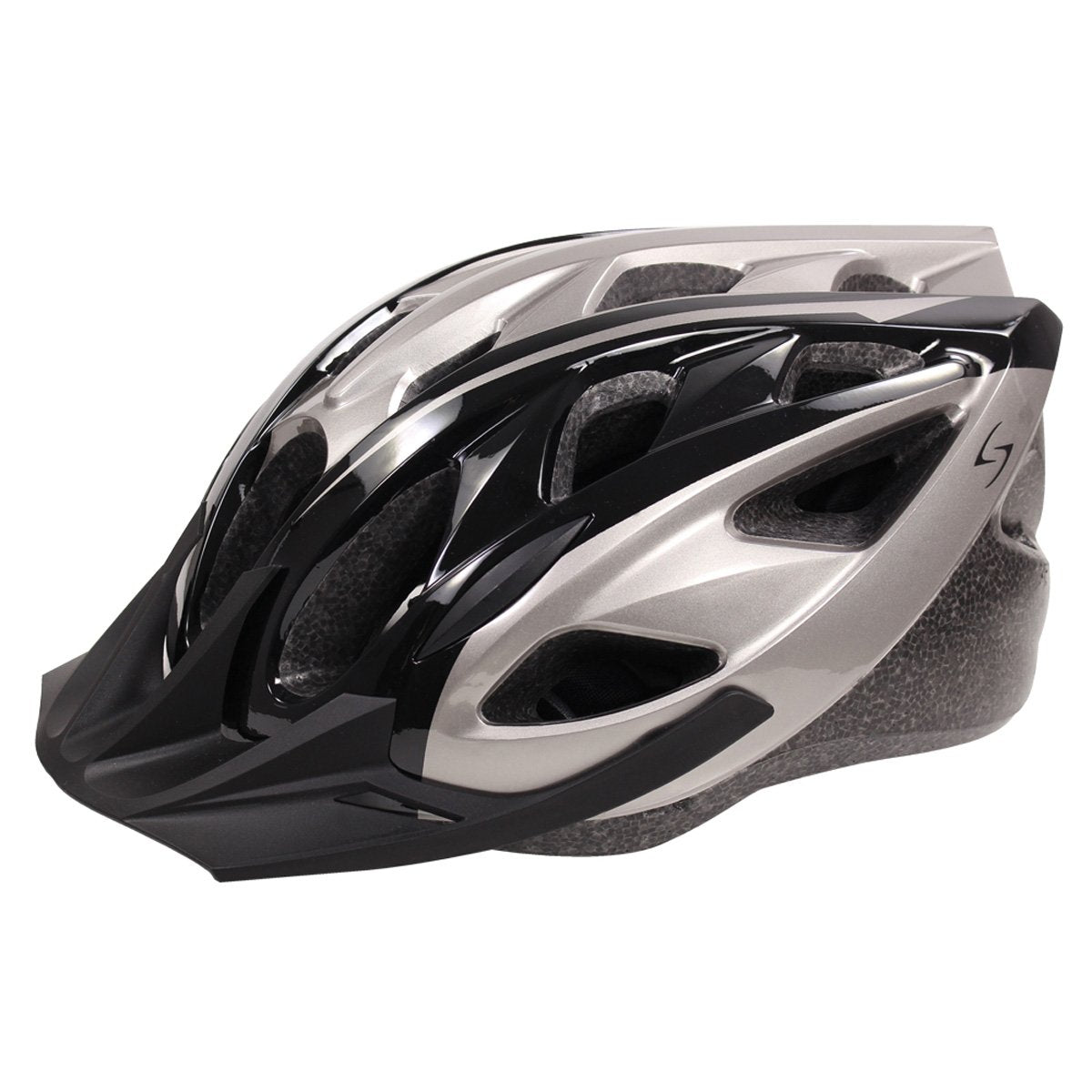 HT-200/204 Karv Helmet (Gloss Black/Silver) Small/Medium, Large/-Large